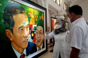 Nabila Dewi Gayatri, Pamerkan 31 Lukisan Bertema Gusdur dalam Pameran Tunggal