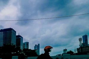 cuaca, mendung tebal, jakarta