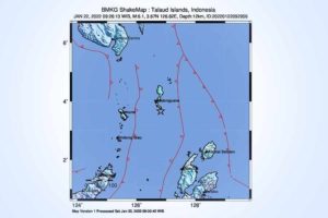 Berlangsung Singkat, Gempa M6,1 Guncang Kepulauan Sangihe