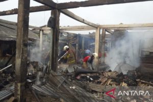 Pasar Gembong Tangerang Kebakaran, Ratusan Kios Hangus