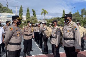 Polres Probolinggo Gelar Serpas, Demi Pengamanan Pilkades Serentak 2022