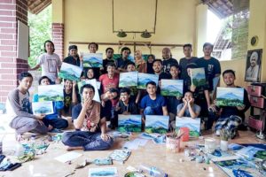 Komunitas Seni Arek Jombang, Tak Hanya Berkarya Tetapi Juga Rutin Diskusi Dan Pameran
