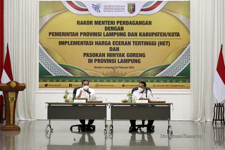 Perlancar Distribusi Minyak Goreng, Kemendag Intensifkan Koordinasi dengan Pemda