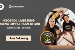 Lewat JOOX Rooms, Simple Plan Sapa Fans Indonesia Besok