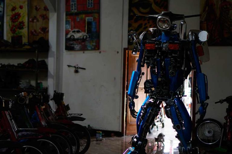 Robot Transformers Bantul, Siap Terbang ke Jerman hingga Amerika