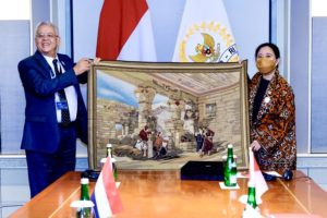 Puan Maharani Bertukar Pengalaman Pindah Ibu Kota Negara Bersama Ketua Parlemen Mesir