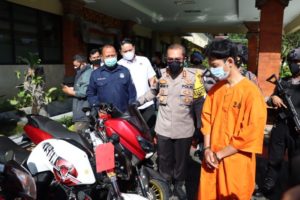 Berhasil Gasak 21 Motor, Pencuri Motor di Denpasar Akhirnya di Tangkap