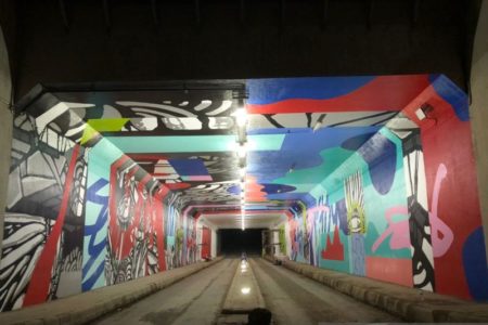 Dukung Karya Seni Pertamina dan Komunitas Grafiti Gardu House Warnai Terowongan Penghubung Arena MotoGP