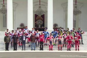 20 Pebalap MotoGP Bertemu dengan Presiden Joko Widodo di Istana