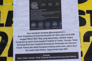Akun IG @kemenparekraf.ri tak Bisa Diakses, Sandiaga Ingatkan Internet Indonesia yang Rentan