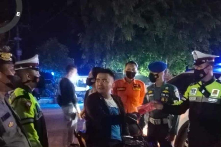 Cegah Sebaran Covid-19, Polres Tanjungbalai Gelar Patroli Skala Besar