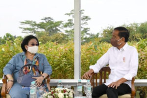 Presiden Joko Widodo dan Megawati Soekarnoputri