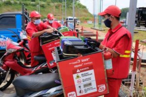 Pertamina Siapkan Kurir Bermotor untuk Layani BBM di Jalur Macet ketika Mudik Lebaran