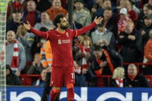 Salah Bawa Liverpool Unggul 2-0 di Babak Pertama Lawan Manchester United