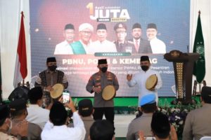Luncurkan Booster Satu Juta Dosis, Menag: Ikhtiar Ciptakan Mudik Aman-Sehat
