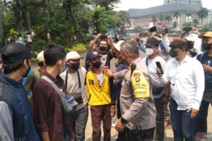 Diduga Akan Ikut Demo Mahasiswa, Puluhan Remaja dan Pelajar di Monas Ditangkap Polisi