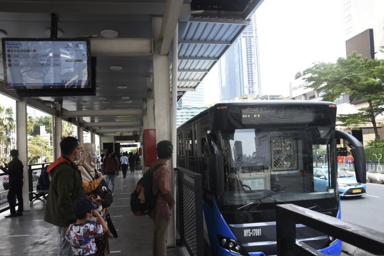 Halte Bundaran HI Bergetar, TransJakarta Beri Jaminan Keamanan