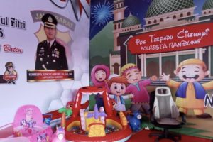 Pos Terpadu Cileunyi Sediakan Area Bermain Anak Selama Operasi Ketupat Lodaya 2022