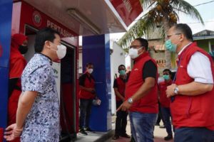 Direksi Pertamina Patra Niaga Tinjau Kesiapan Layanan dan Stok BBM jelang Idul Fitri