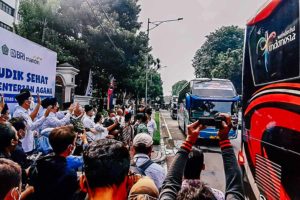 Berangkatkan 1000 Orang, Menag: Tradisi Mudik harus Dilestarikan.
