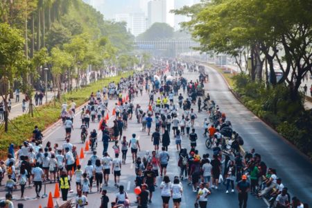 Car Free Day Jalan Raya Tomang, Pemkot Jakarta Barat Buka Layanan Kesehatan Hingga Perpanjangan SIM