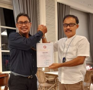 Penghargaan Sertifikat DAN-1 Kehormatan Diberikan, Agar Judo di Jatim Semakin Berkembang