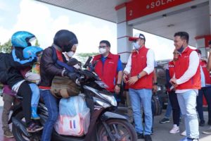 Direksi Pertamina Patra Niaga Tinjau Kesiapan BBM Arus Balik Mudik di Jalur Pansela