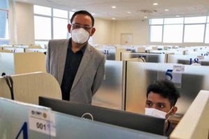 16.624 Peserta Ikuti UTBK di Kampus Unair dengan Prokes Ketat