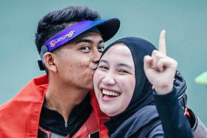 Kisah Asmara Fathur dan Dewi, Tetap Profesional di Lapangan Tembak