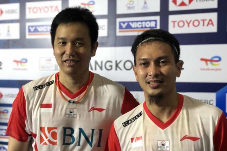 Melalui Rubber Game, Pasangan Hendra/Ahsan Berhasil Imbangi Thailand 1-1