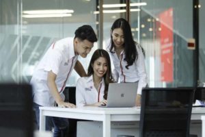 suasana kerja di Telkom