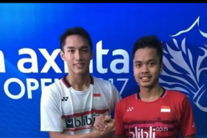 Ginting dan Jonatan Christie Melaju ke 16 Besar Malaysia Open 2022