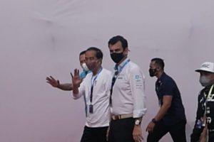 Presiden Joko Widodo Tiba di JIEC, Bersiap Tonton Formula E Jakarta