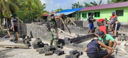 Menambah Aset Negara, Bedah Rumah Prajurit TNI KODIM 1603 Sikka, PLN Manfaatkan FABA PLTU Ropa