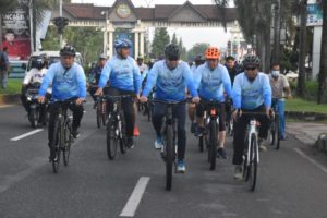 Gowes Saprahan, Bersepeda Sekaligus Bersinergi Menjaga Solidaritas di Jajaran Forkopimda