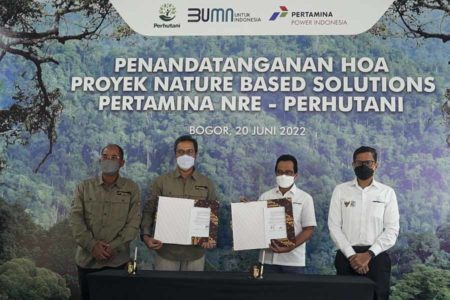 Dorong Zero Emission, Pertamina NRE dan Perhutani Kembangkan Nature Based Solutions