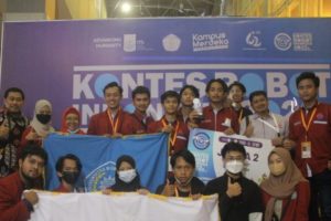 Robot Dome Ciptaan 3 Mahasiswa UMM Juara Dua Kontes Robot SAR Indonesia 2022