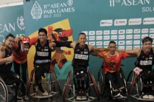 Timnas Basket Indonesia Raih Perunggu di ASEAN Para Games 2022