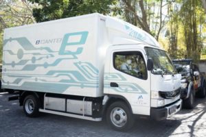 Truk Listrik Mitsubishi Fuso eCanter Lakukan Uji Coba di Bali mulai Agustus
