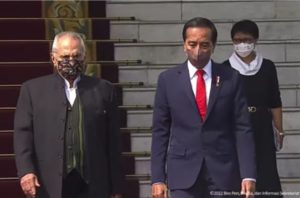 Dikawal Barisan Pasukan Berkuda, Presiden José Manuel Temui Joko Widodo