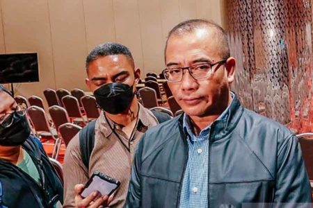KPU Tetapkan 17 Parpol Peserta Pemilu 2024 Ketua KPU RI Hasyim Asy'ari (foto: Antara)