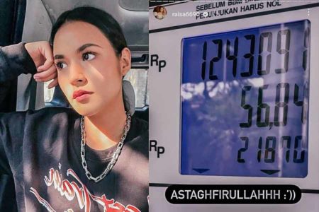 Penyanyi Raisa Kaget Isi BBM Mobil Rp 1,2 Juta, Warganet: Dia Aja Kaget