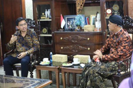 Temui Ganjar Pranowo, Kanjeng Gusti Bhre Bahas Pengembangan Keraton Pura Mangkunegaran