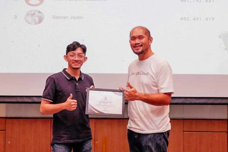 Reiner Anggriawan Jasin, Iseng Ikuti Workshop jadi Juara di Event Google Cloud Hero