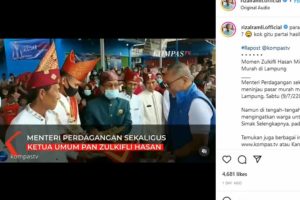 Rizal Ramli Soroti Etika dan Kepatutan Zulhas saat Ajak Warga Pilih Anaknya