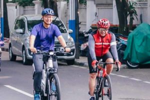 Gowes bareng Sekjen PAN, Sekejn PDIP tak Singgung Kerja Sama tentang Pilpres