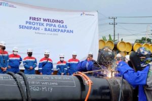 Jamin Supply ke Kilang Pertamina Balikpapan, Proyek Pipa Gas Senipah-Balikpapan Dimulai