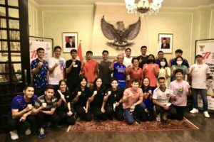 Jamu Para Pemain Bulu Tangkis, KBRI Tokyo Hidangkan Makanan Indonesia