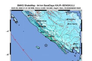 Tak Berpotensi Tsunami, Gempa 6,5 Magnitudo Guncang Bengkulu