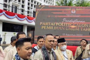 Partai Pelita Mendaftar Sebagai Peserta Pemilu 2024 ke KPU RI